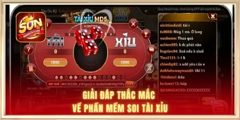 Giải đáp thắc mắc về phần mềm soi tài xỉu