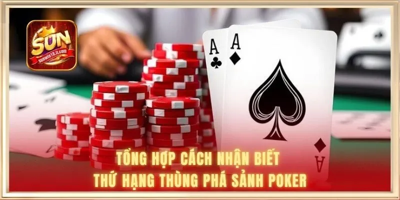 Thùng Phá Sảnh Poker - Tay Bài Mạnh Nhất Sàn Đấu Hiện Đại 2 Tổng hợp cách nhận biết thứ hạng thùng phá sảnh Poker